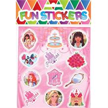 Pink Princess Sticker Sheet Party Bag Filler | Favour